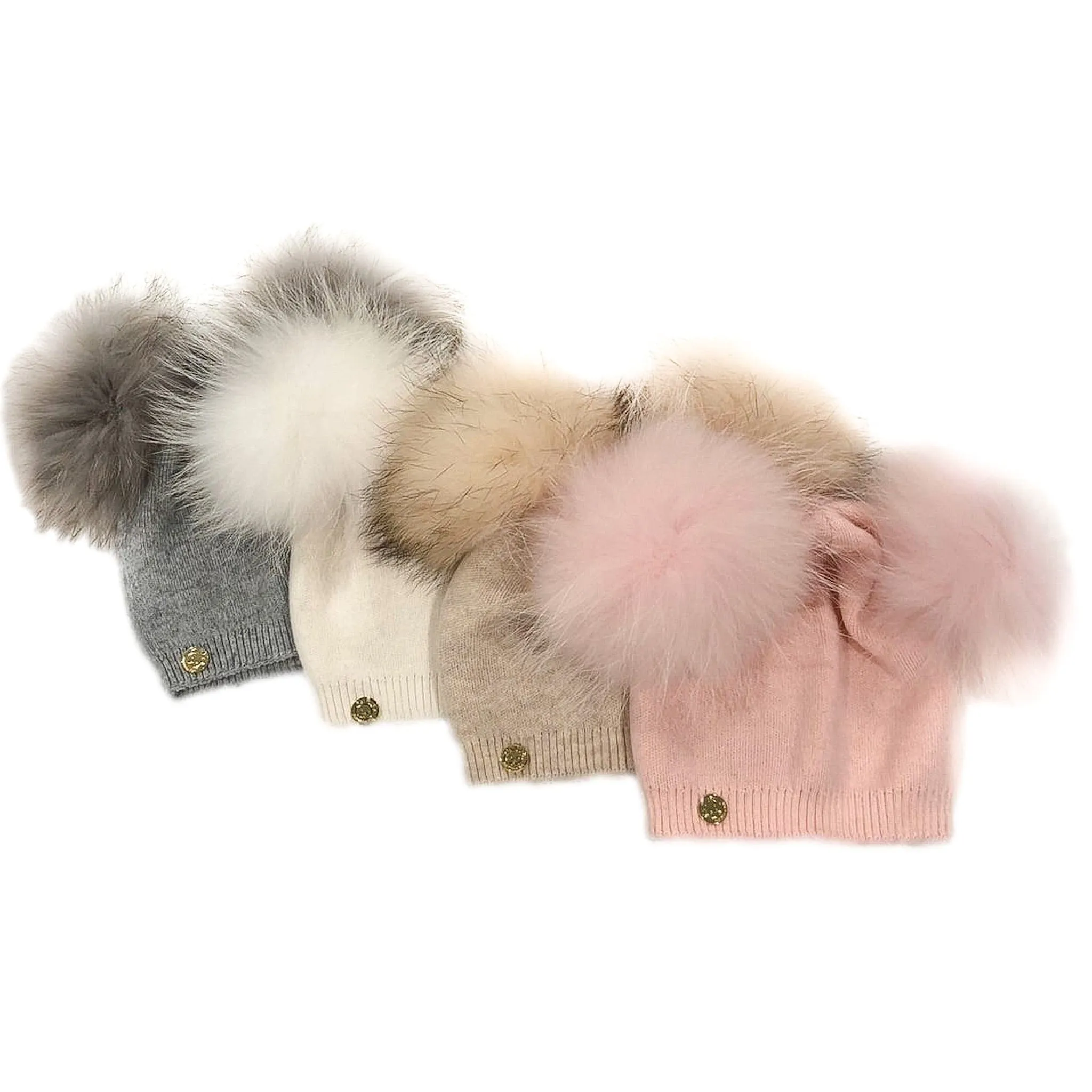 Nikita Double Pom Angora Hat