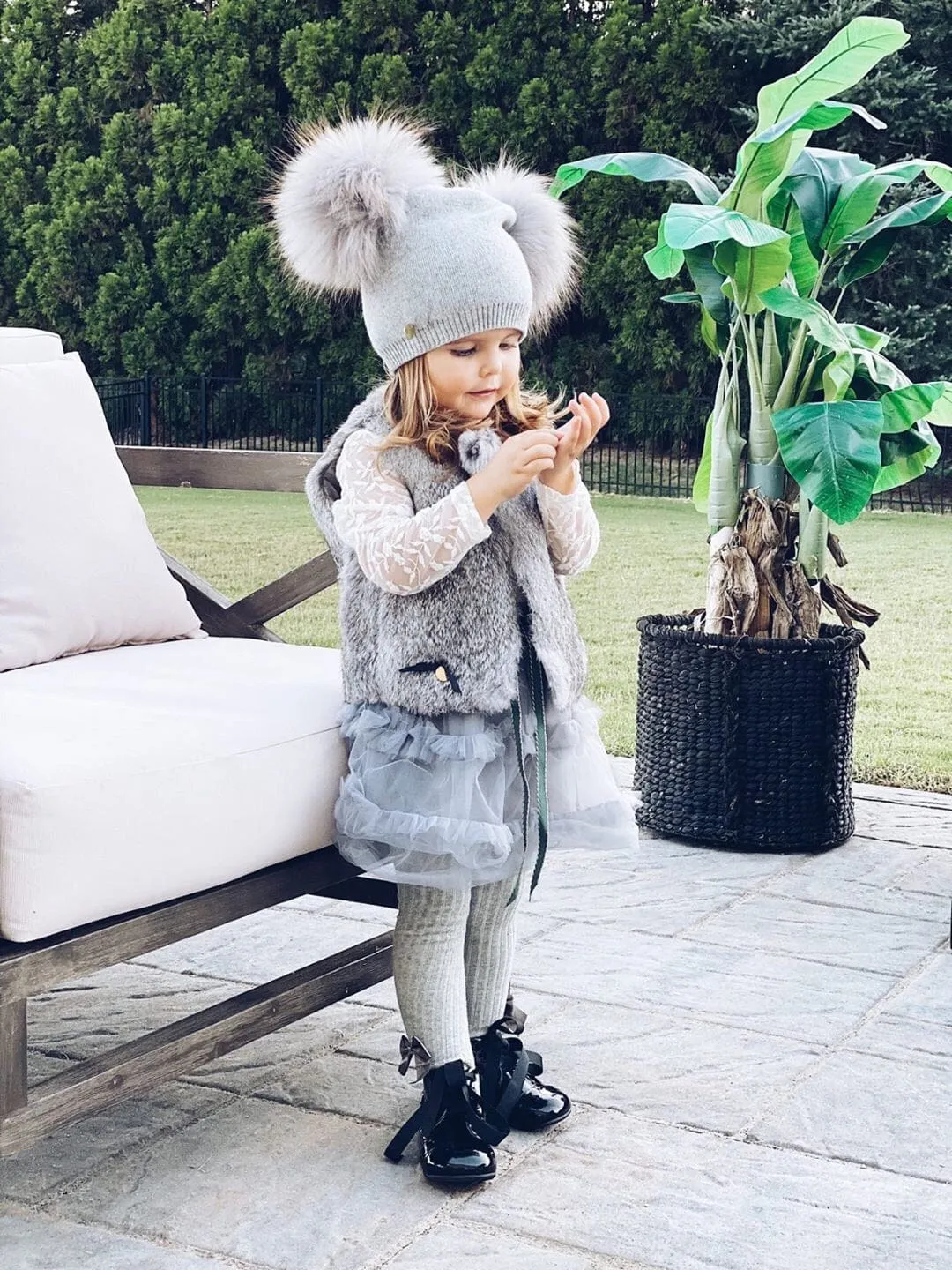 Nikita Double Pom Angora Hat