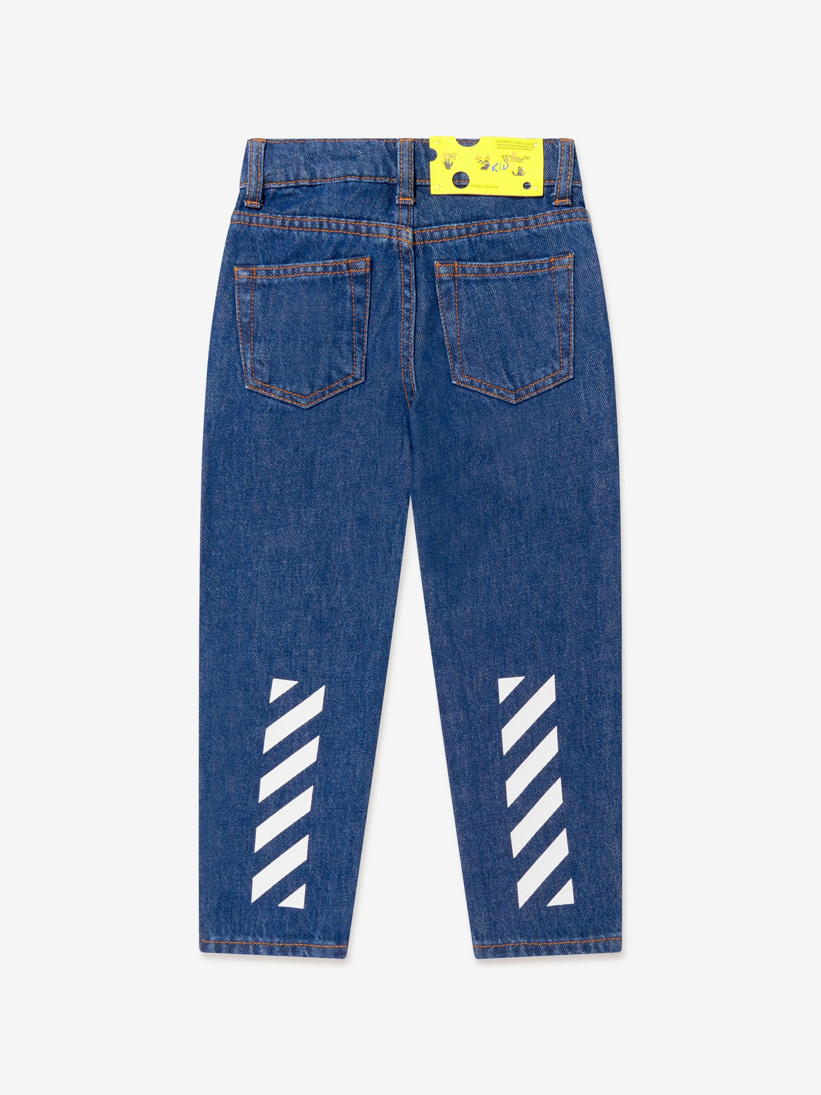 Off-White Boys Rubber Arrow Denim Jeans