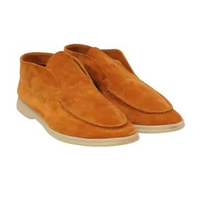 Orange Suede Uomo Open Walk