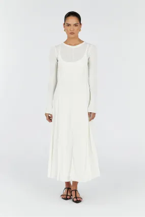 PARKER OFF WHITE LONG SLEEVE DRESS