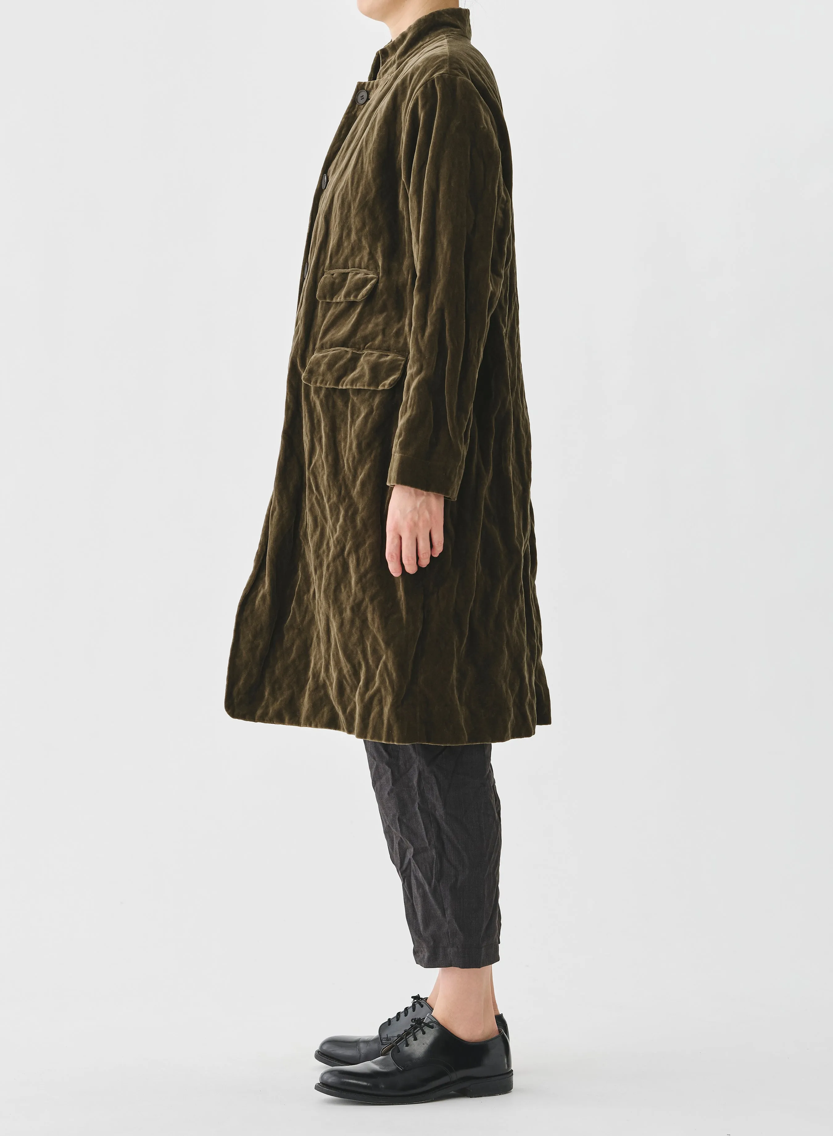 Pas De Calais - Stainless Yarn Velvet Coat