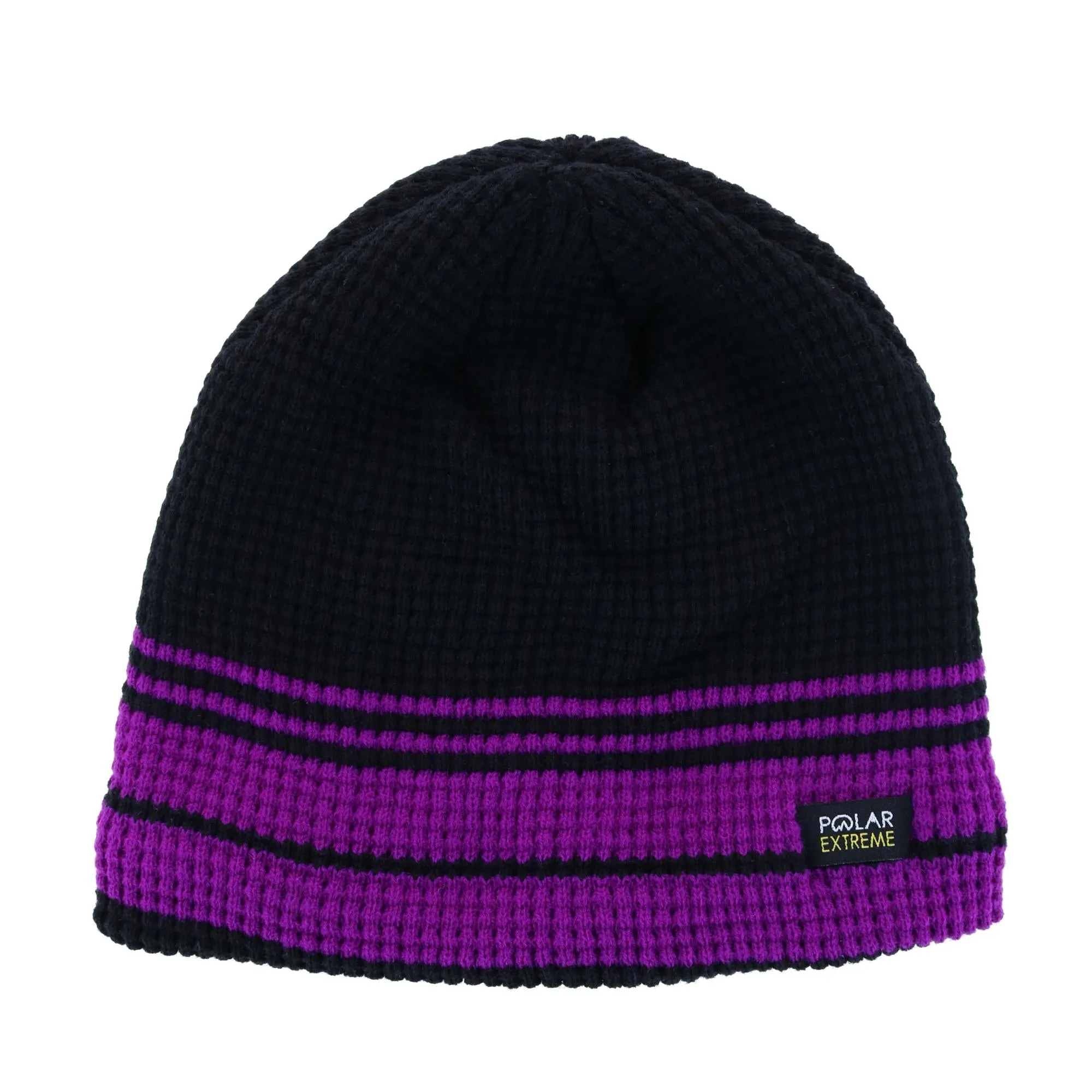 Polar Extreme Kids' One Size Ribbed Knit Striped Winter Hat