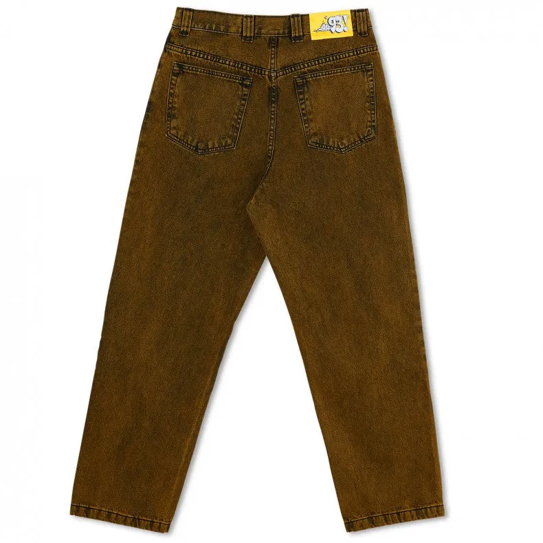 Polar Skate Co. 93 Denim Trousers - Yellow Black