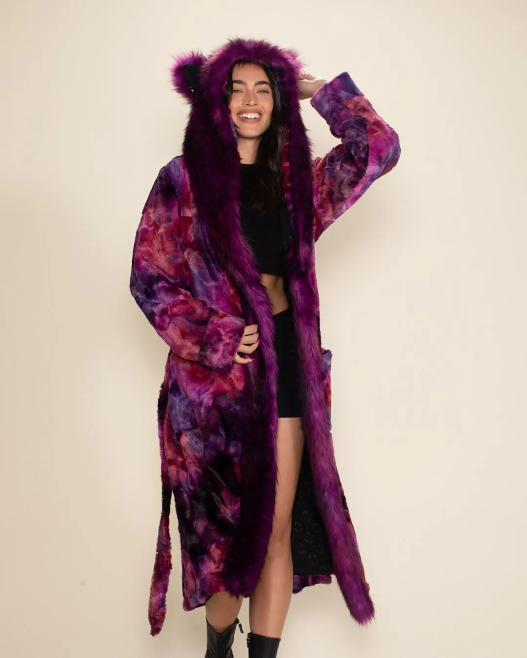 Purple Panther Classic Faux Fur Style Robe | Women's