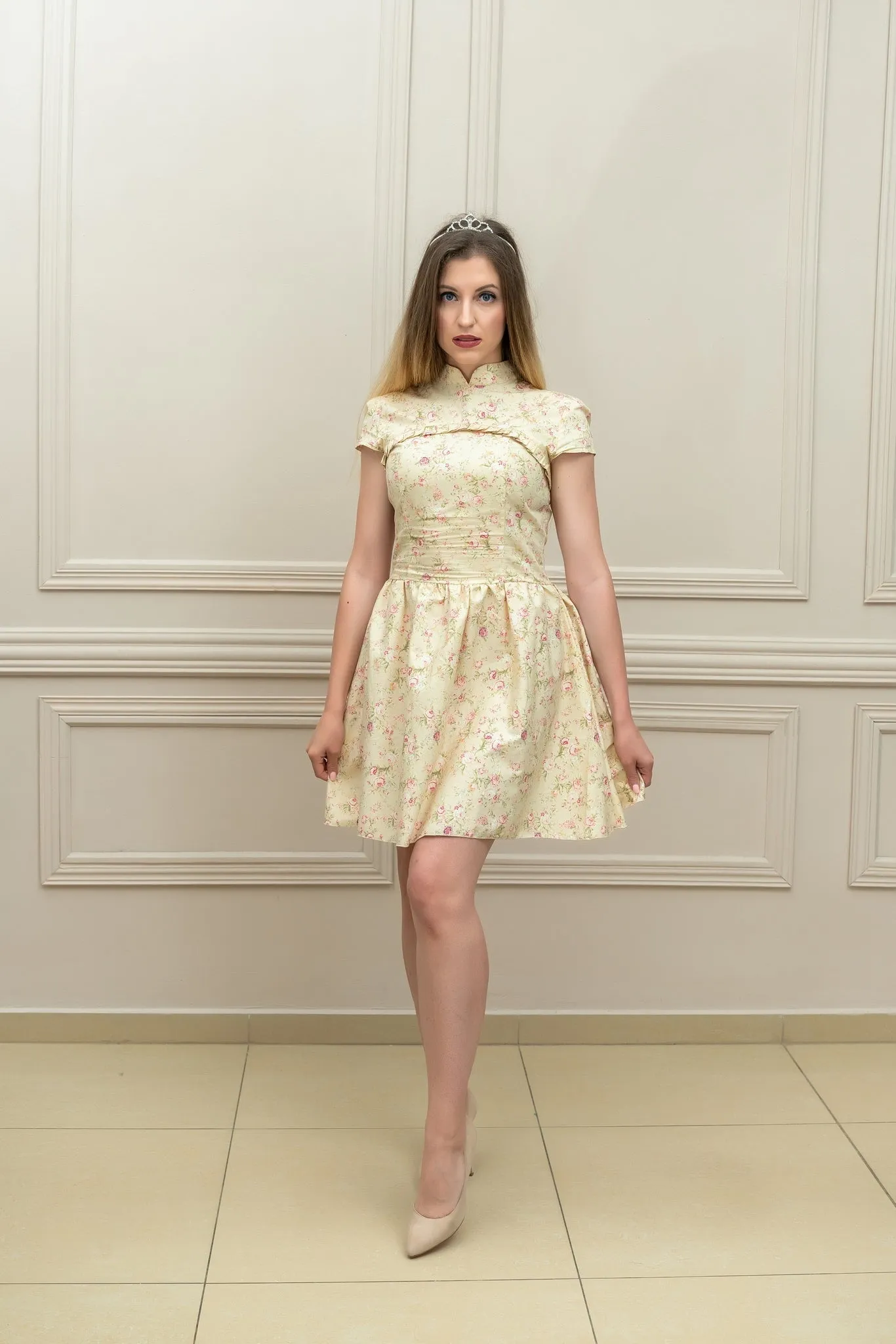 "Chelsea" Roses Dress