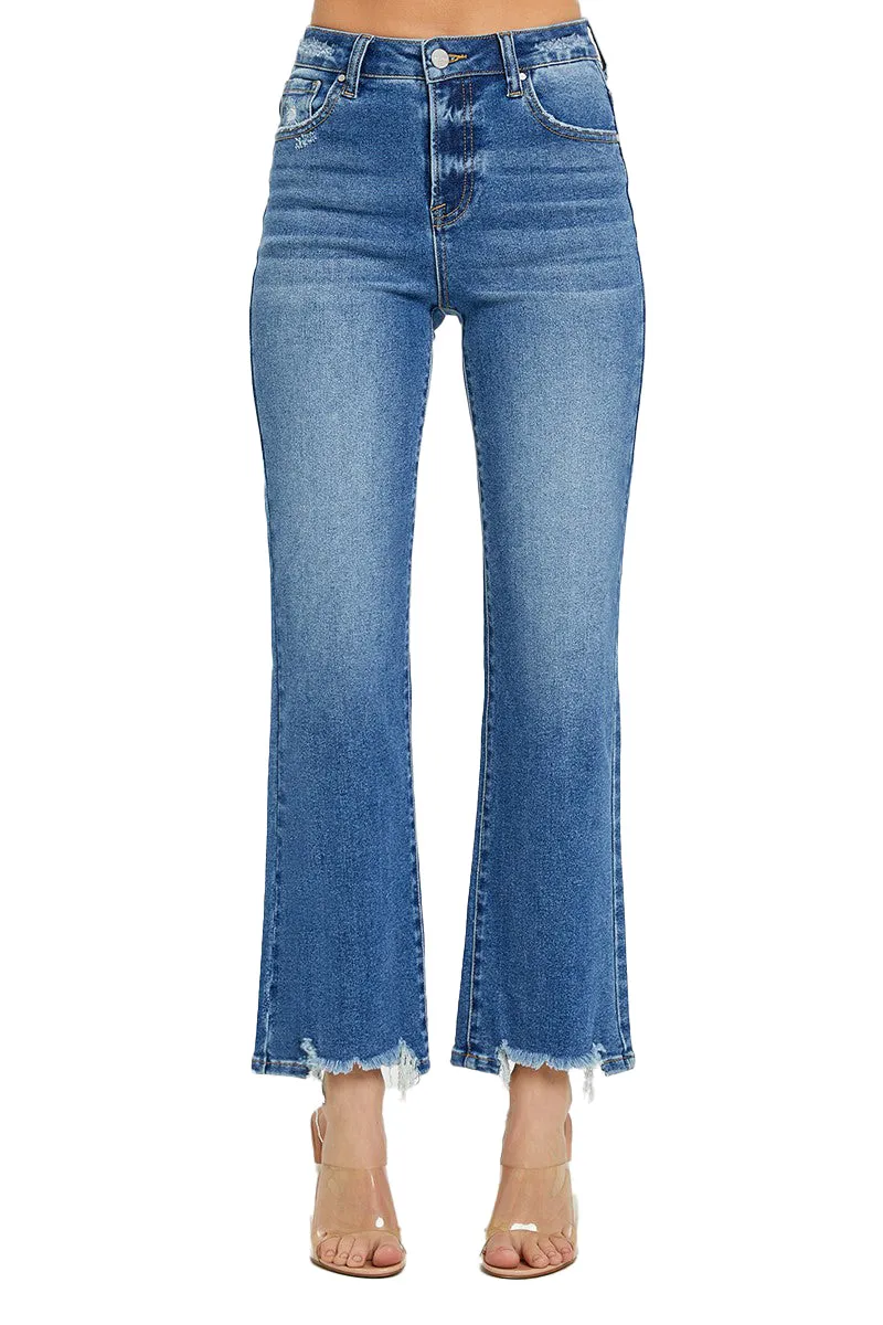 Risen Jeans - High Rise Relaxed Straight Jeans - RDP5459