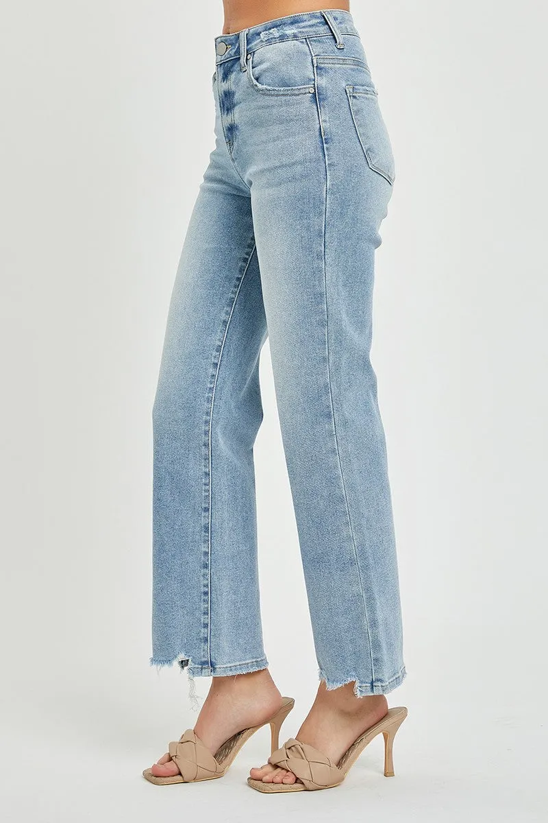 Risen Jeans - High Rise Relaxed Straight Jeans - RDP5459