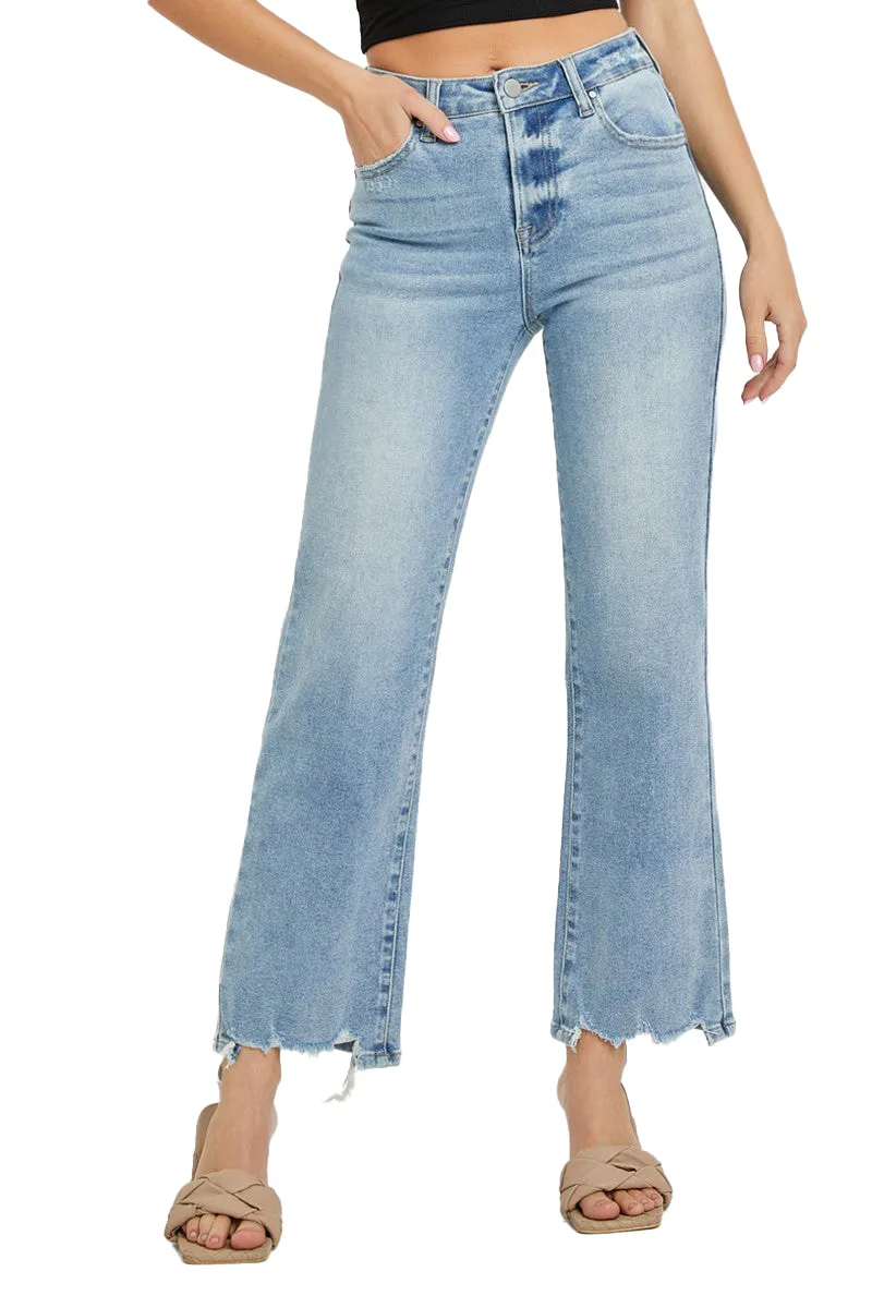 Risen Jeans - High Rise Relaxed Straight Jeans - RDP5459