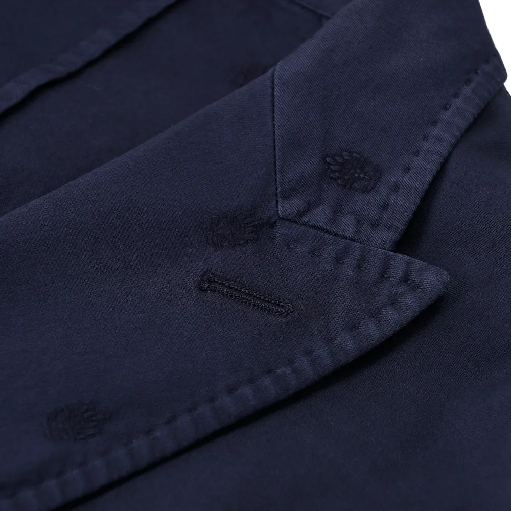 Roda Navy Jacquard Cotton Sport Coat