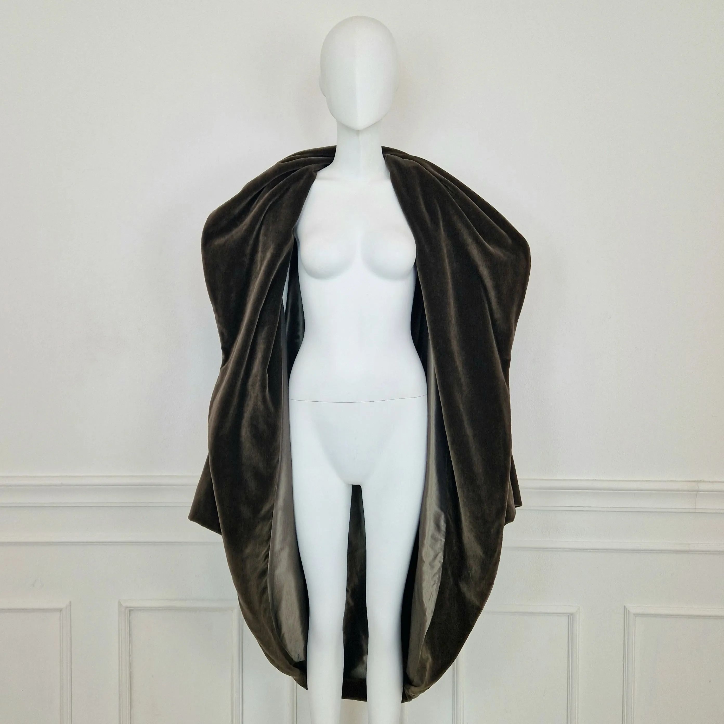 Romeo Gigli | Velvet Cocoon coat 1989