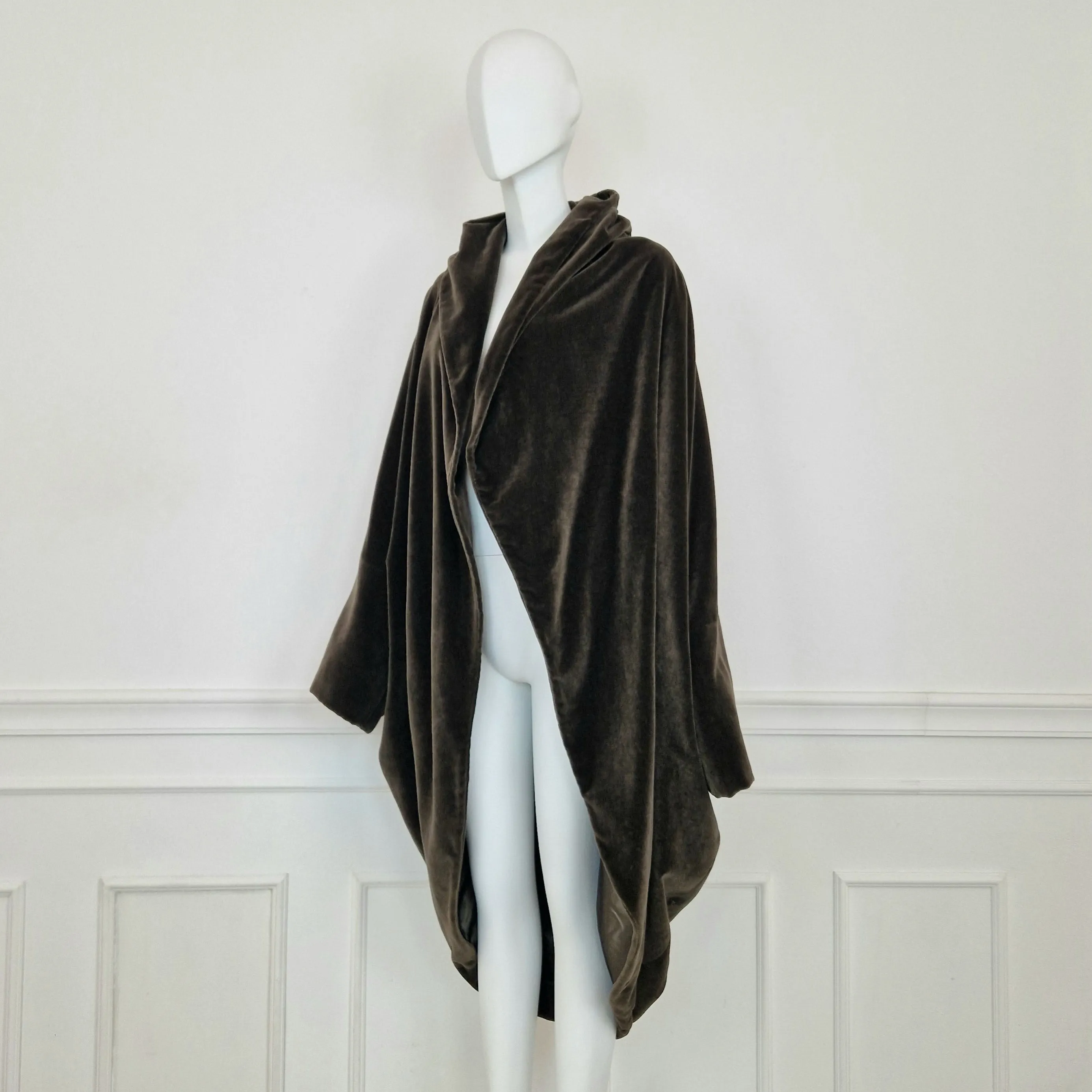 Romeo Gigli | Velvet Cocoon coat 1989