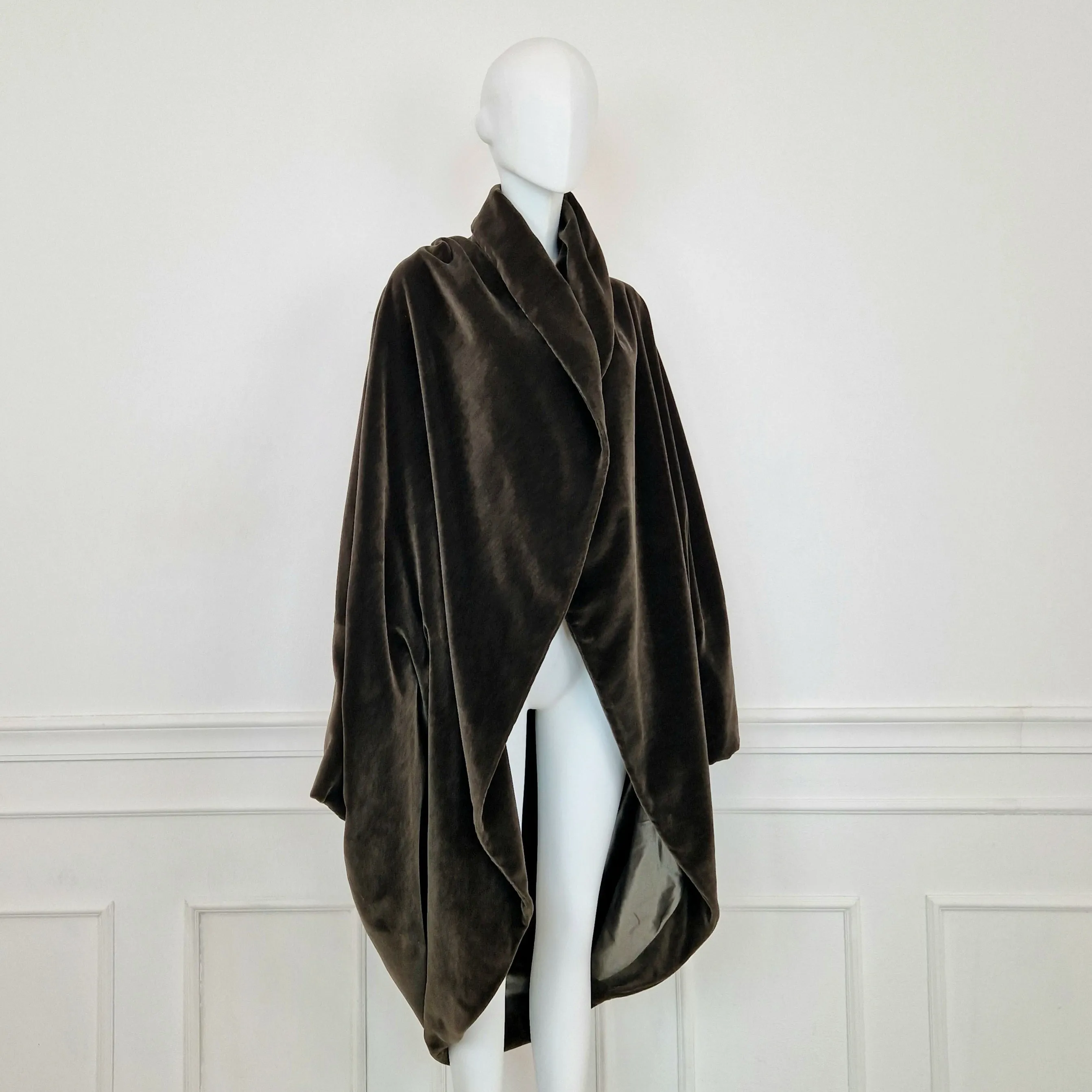 Romeo Gigli | Velvet Cocoon coat 1989