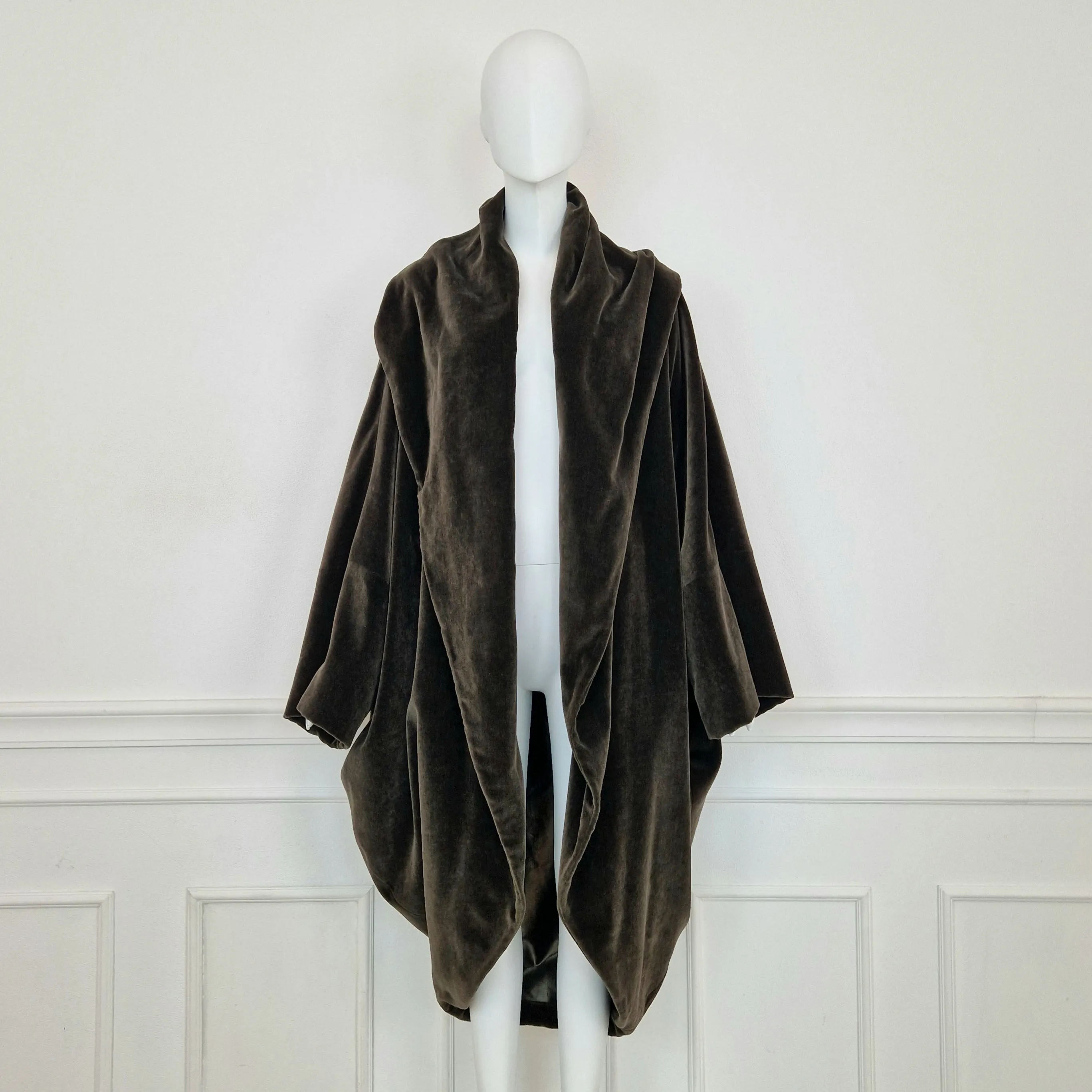 Romeo Gigli | Velvet Cocoon coat 1989