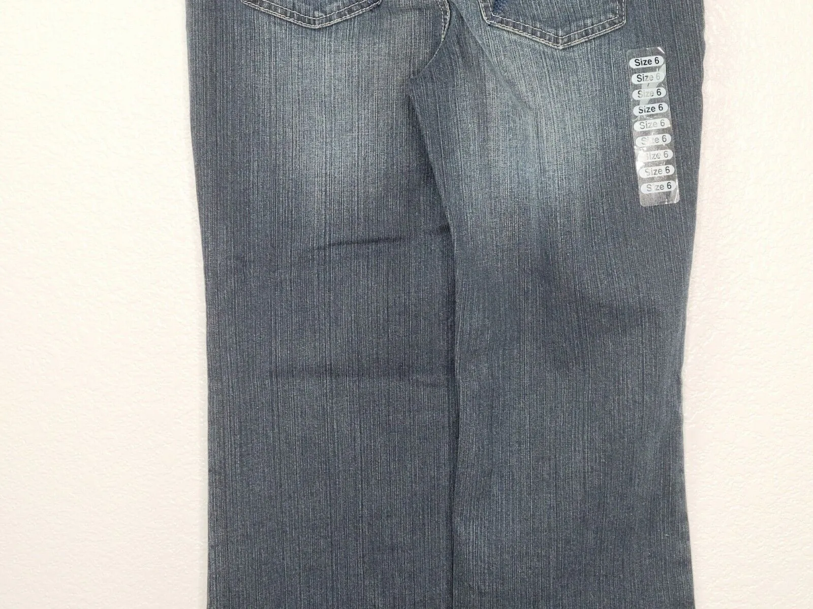 Ruff Hewn Women's Modern Bootcut Mid Rise Medium Wash Denim Jeans Size 6S