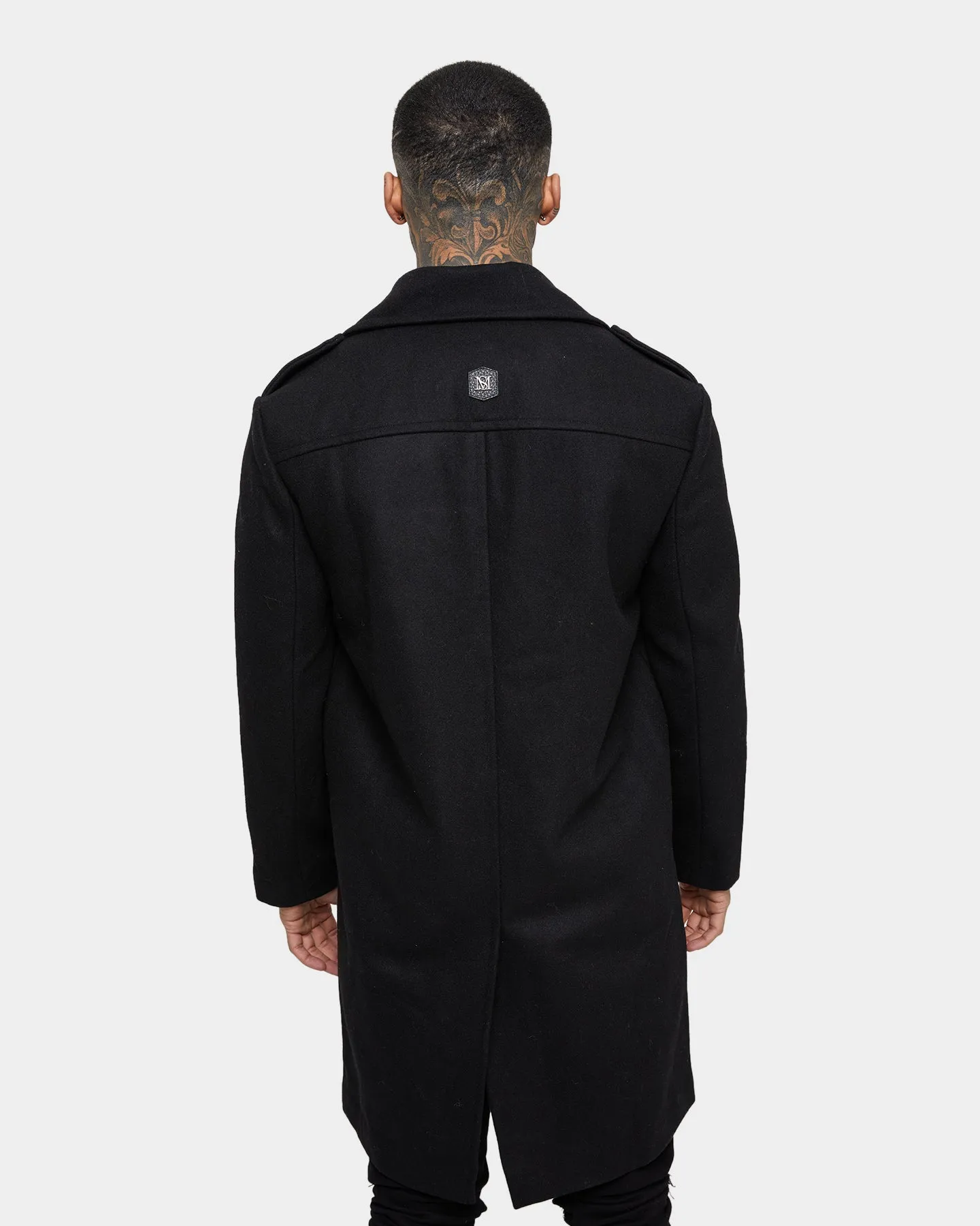 Saint Morta Barons Coat Black