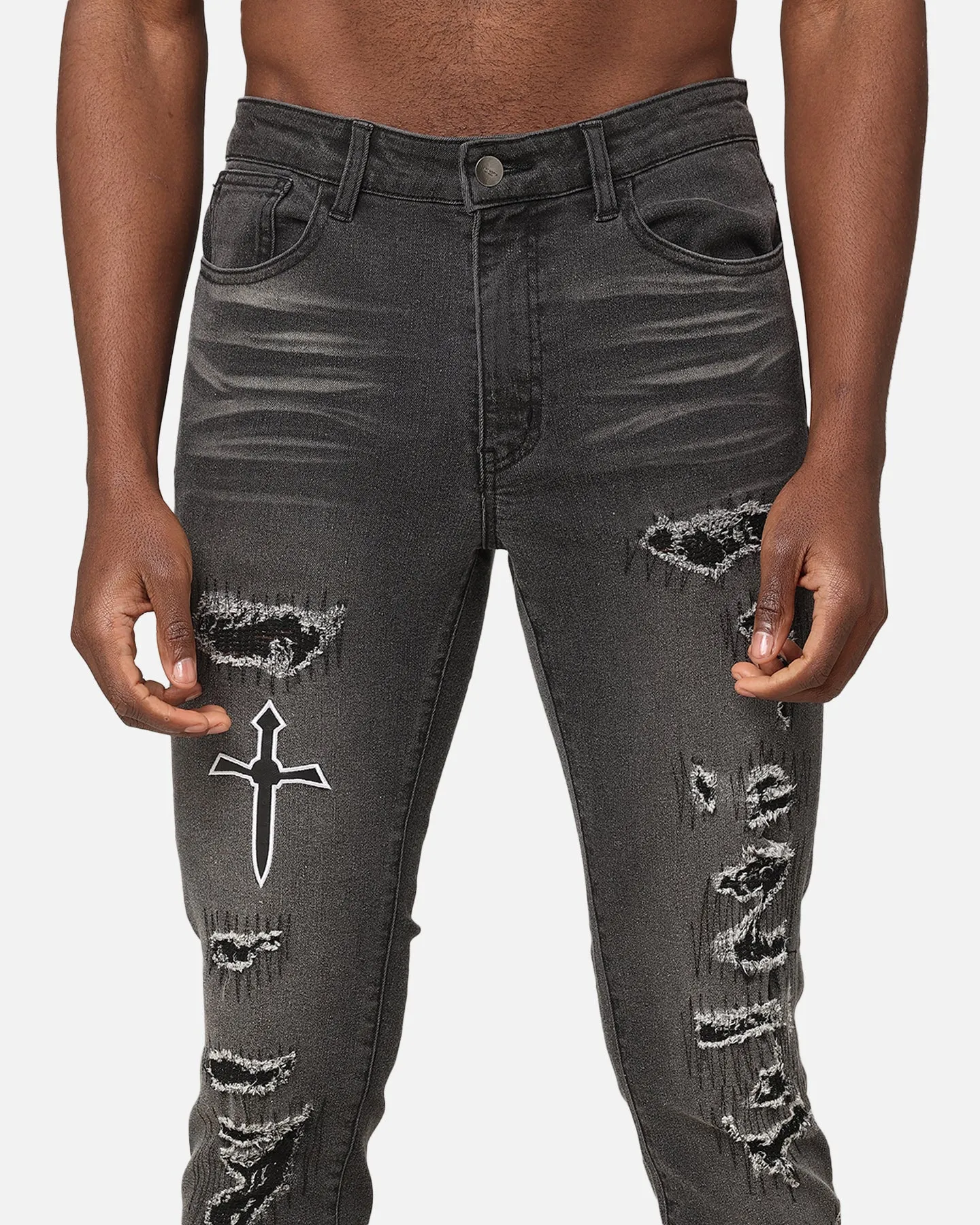 Saint Morta Rage Summum Jeans Black Shadow