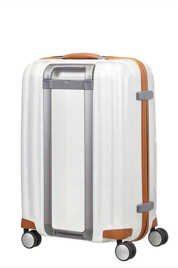 Samsonite - Lite Cube Deluxe 76cm Large 4 Wheel Hard Suitcase - Aluminium