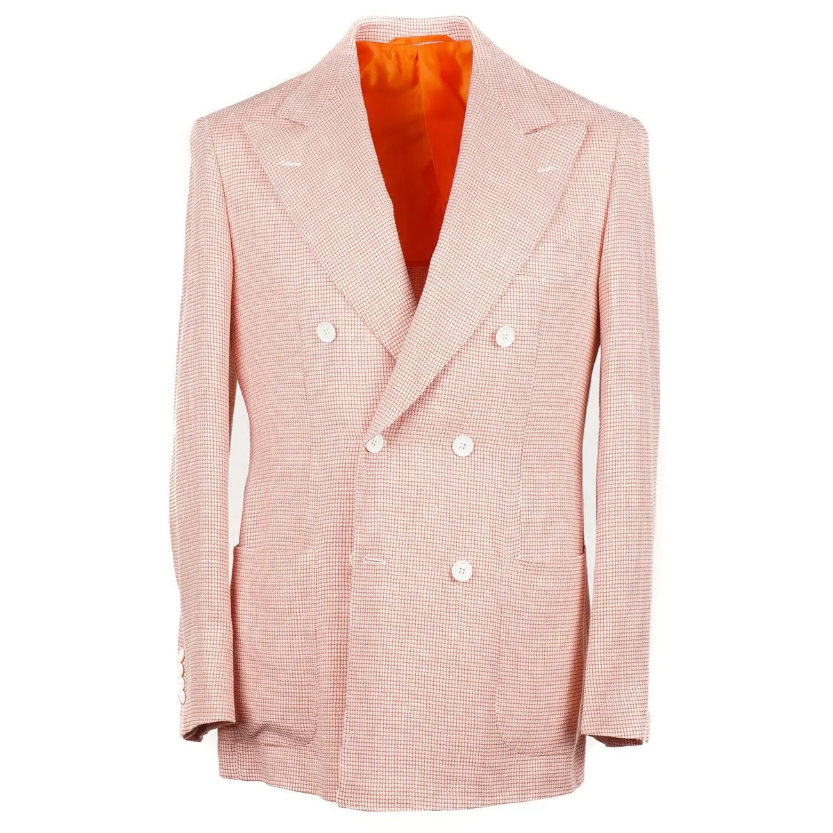 Sartorio Houndstooth Wool-Linen Sport Coat