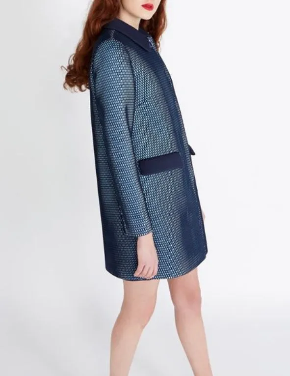 Savida Mesh Coat Blue SIZE L