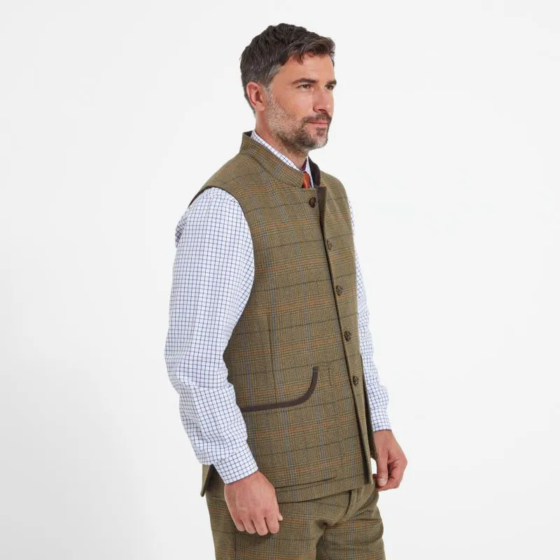 Schoffel Holcot Mens Tweed Waistcoat - Arran Tweed