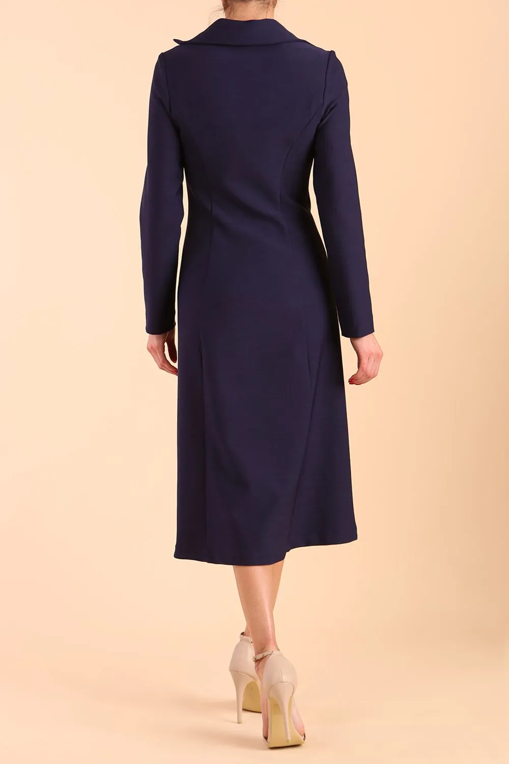 Seed Heston Long Sleeve Coat Dress