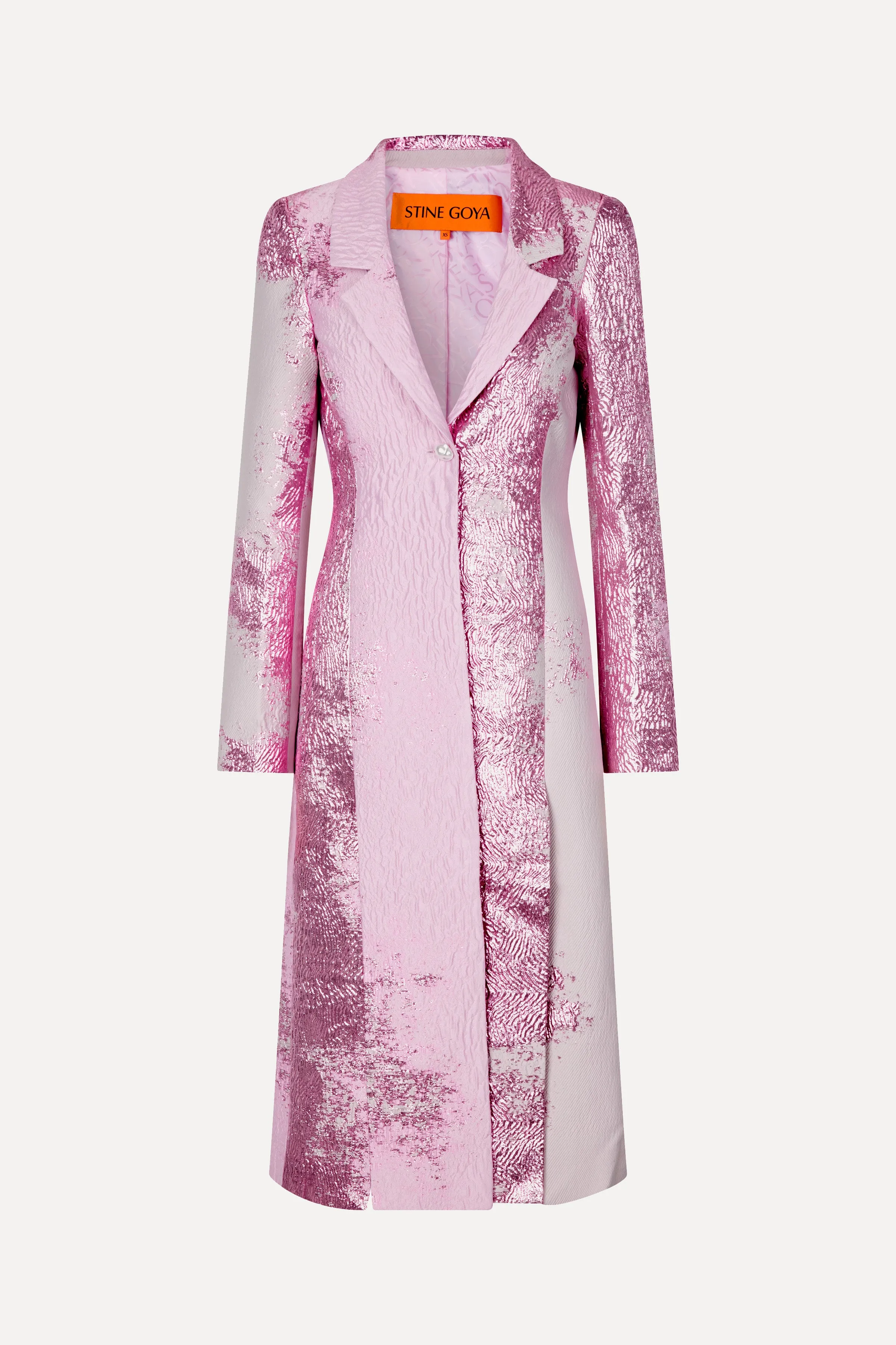 SGAneta Coat - Impressionist Wild Rose Bloom