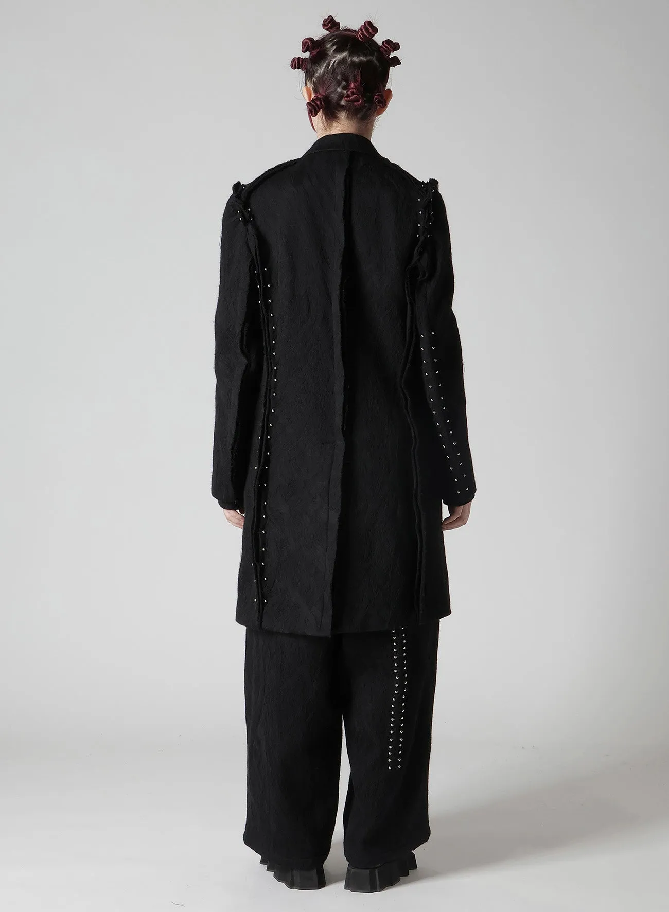 SKEIN NEEDLE TAILORED COAT