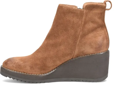 Sofft Women's Emeline Wedge Bootie - Havana Brown SF0087120