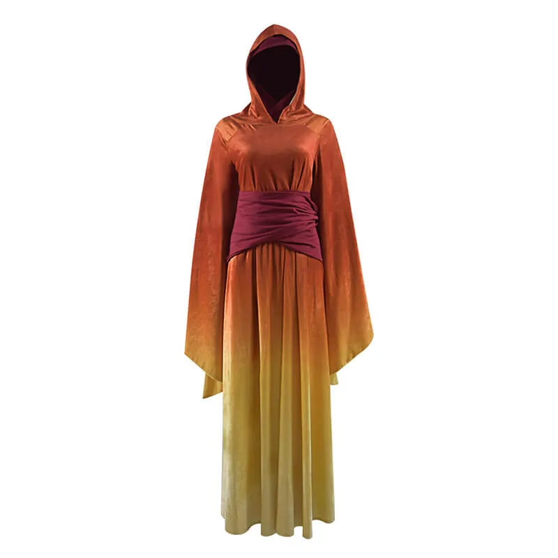 Star Wars The Phantom Menace Queen Padme Amidala Costume Halloween Cosplay Outfit