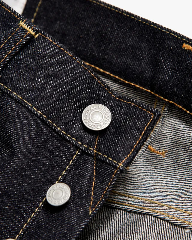 Studio D'Artisan SD-101 Regular Straight Mens Jeans - 15oz Indigo Selvedge / Onewash