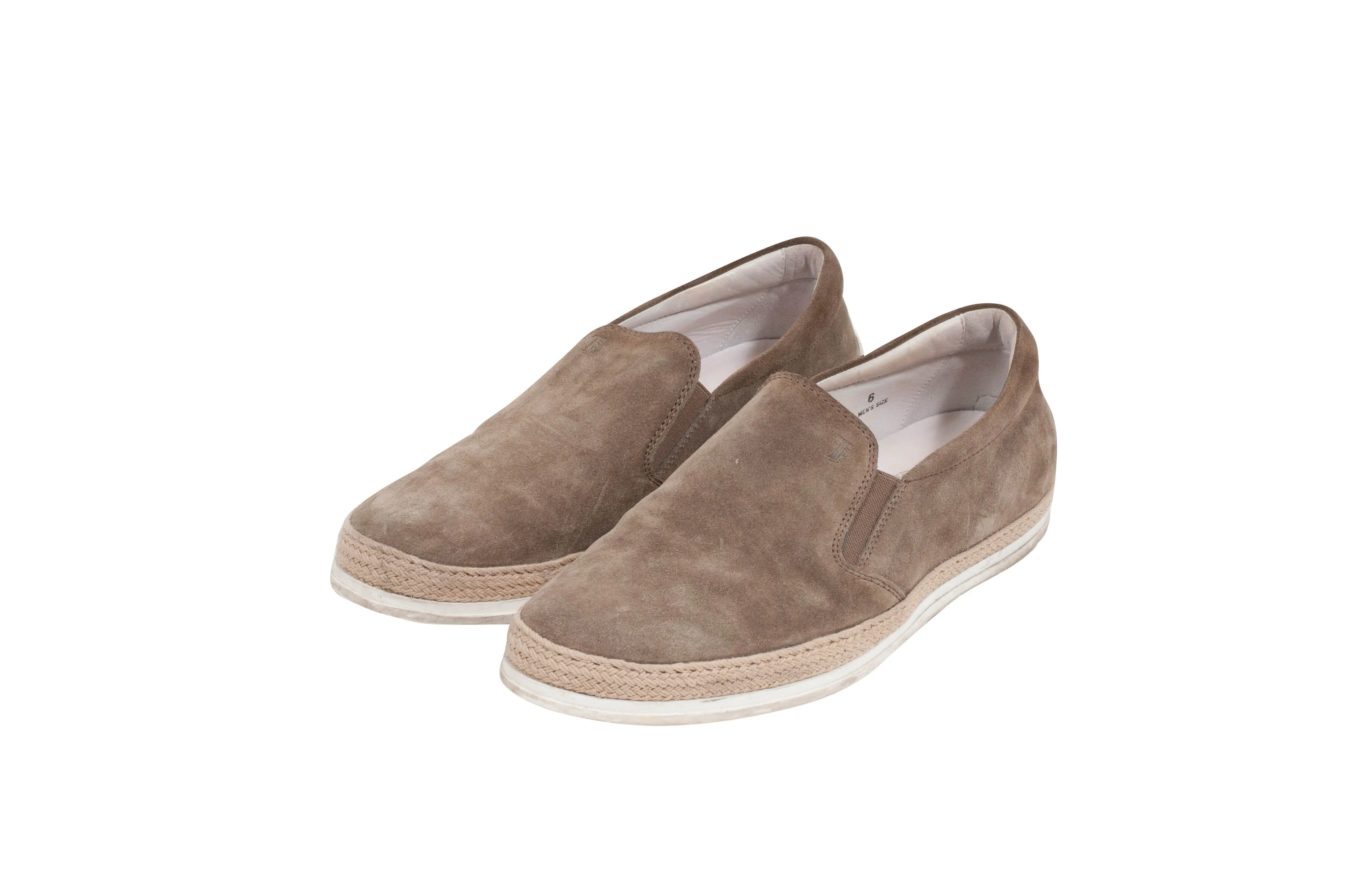 Suede Slip On Sneakers (Tan)