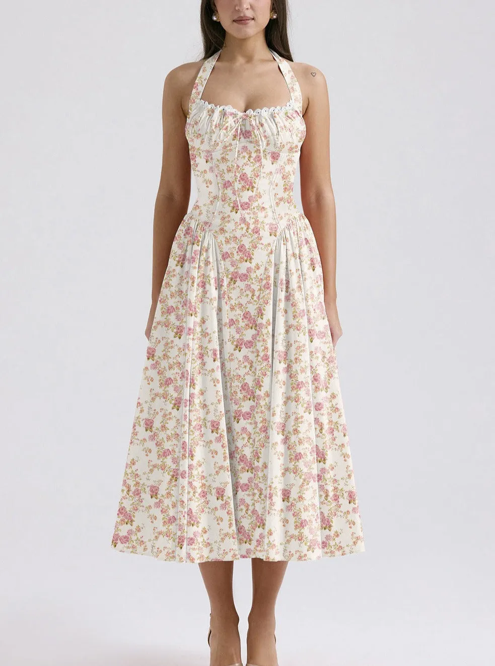 Summer Slim Fit Floral Dress