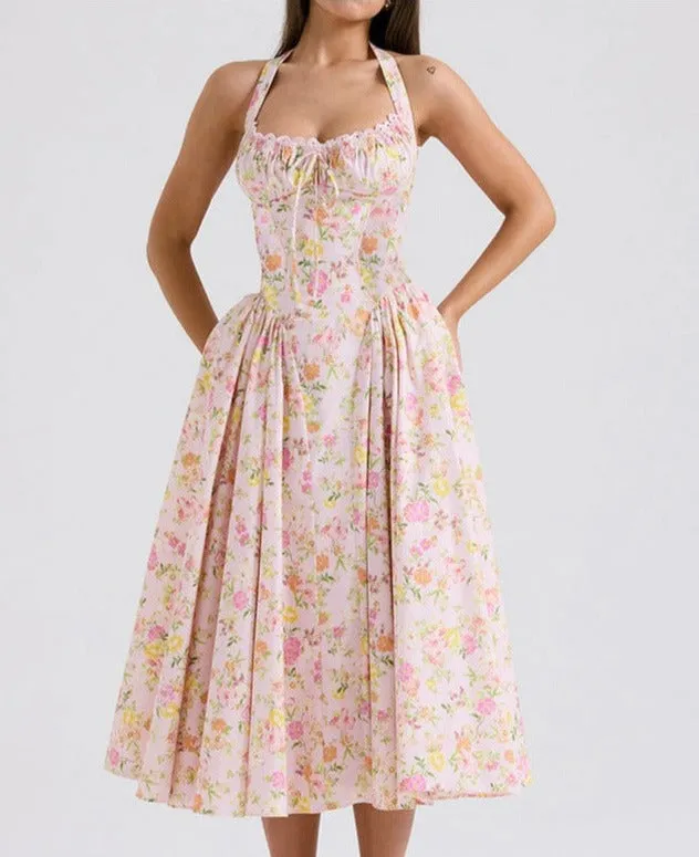 Summer Slim Fit Floral Dress