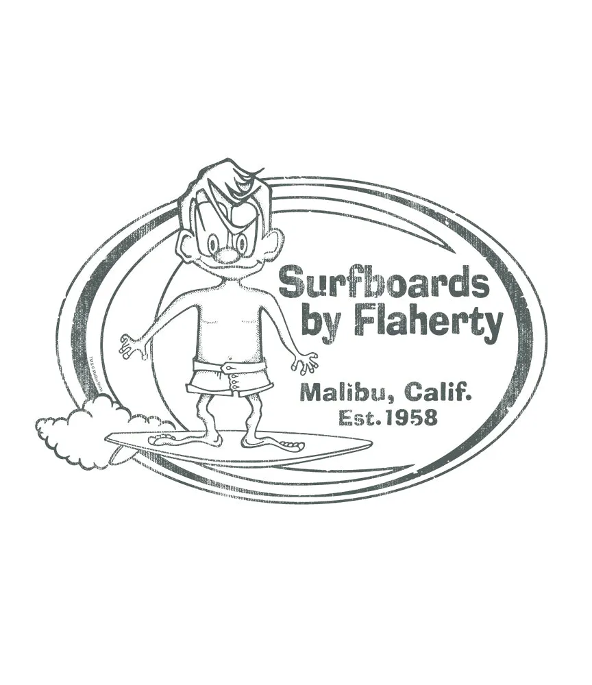 Surfboards by Flaherty Malibu CA T-Shirt