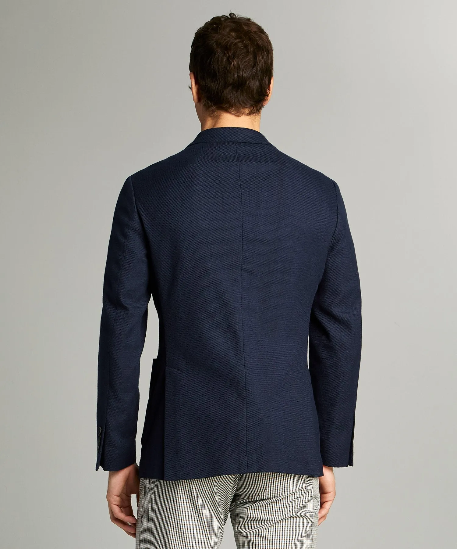 Sutton Italian Pique Sportcoat in Navy