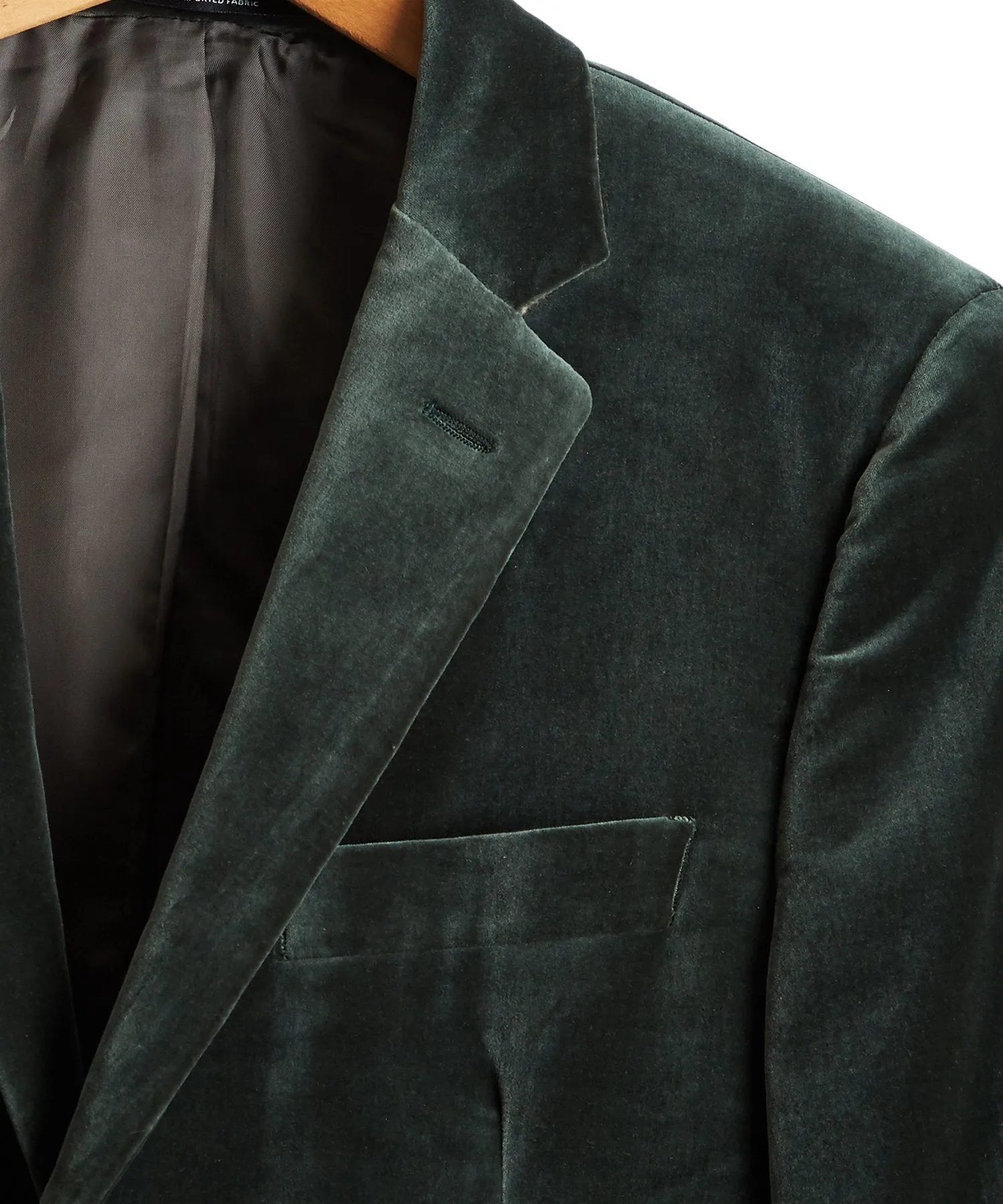 Sutton Velvet Sport Coat in Dark Green