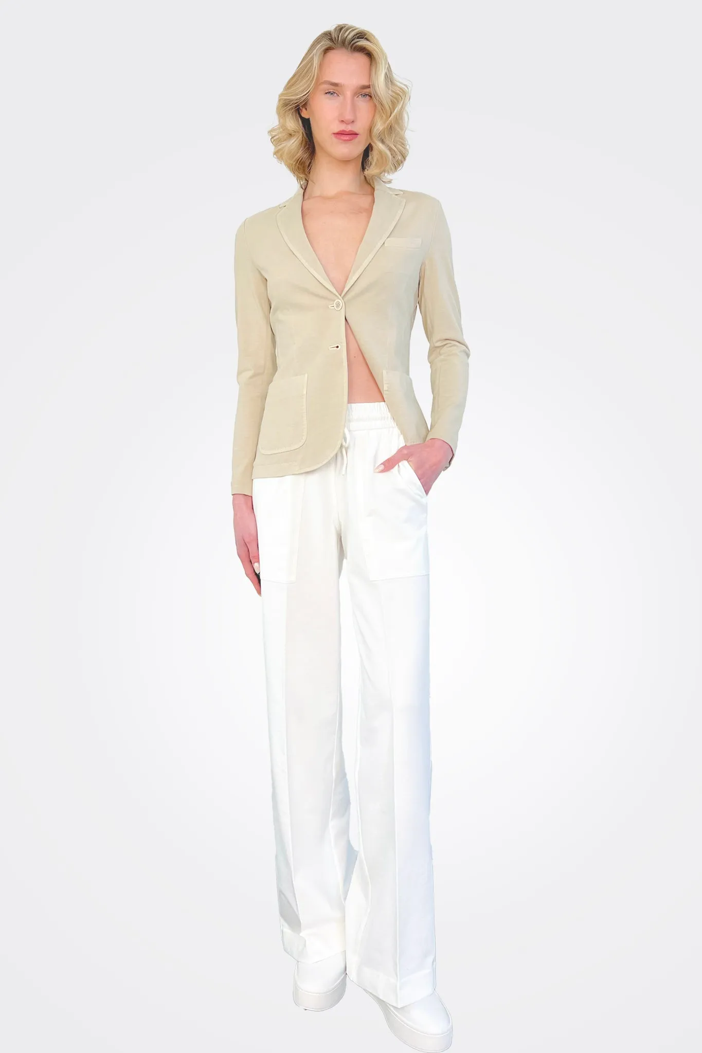 Tailored Jersey Blazer - Alba