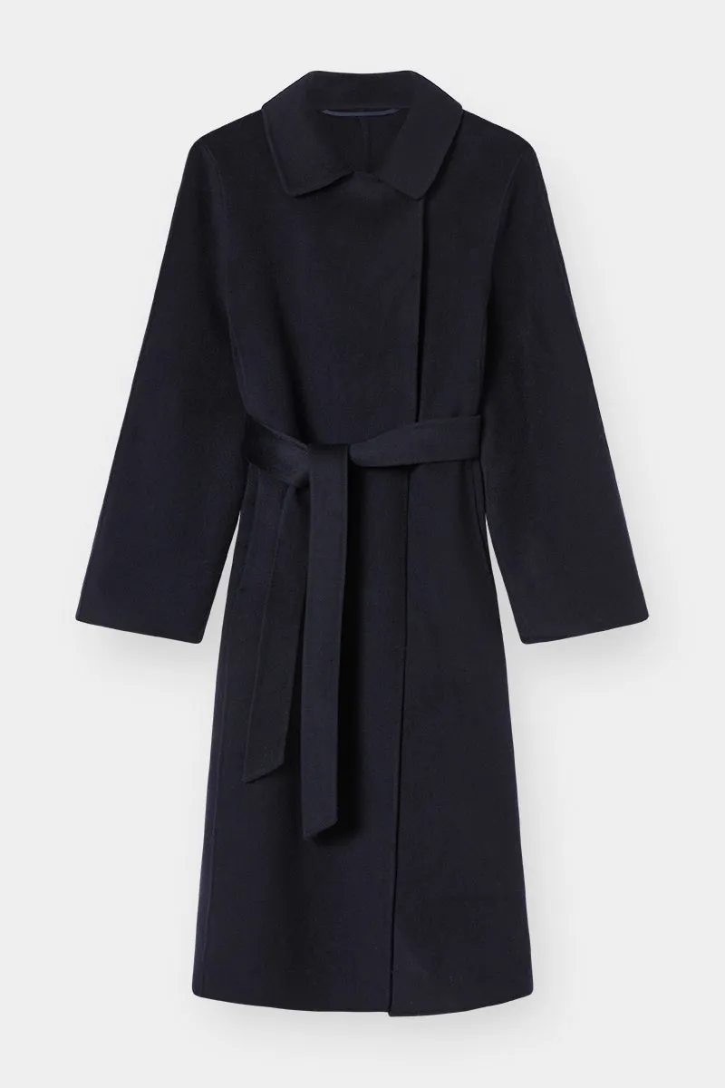 THE TAILORED COAT - NAVY