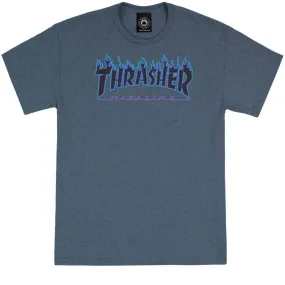 Thrasher Flame T-Shirt - Dark Heather