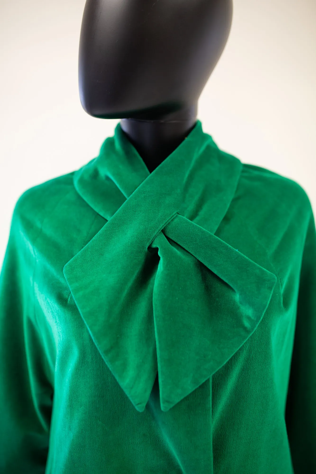 Vintage 1950s Green Velvet Coat