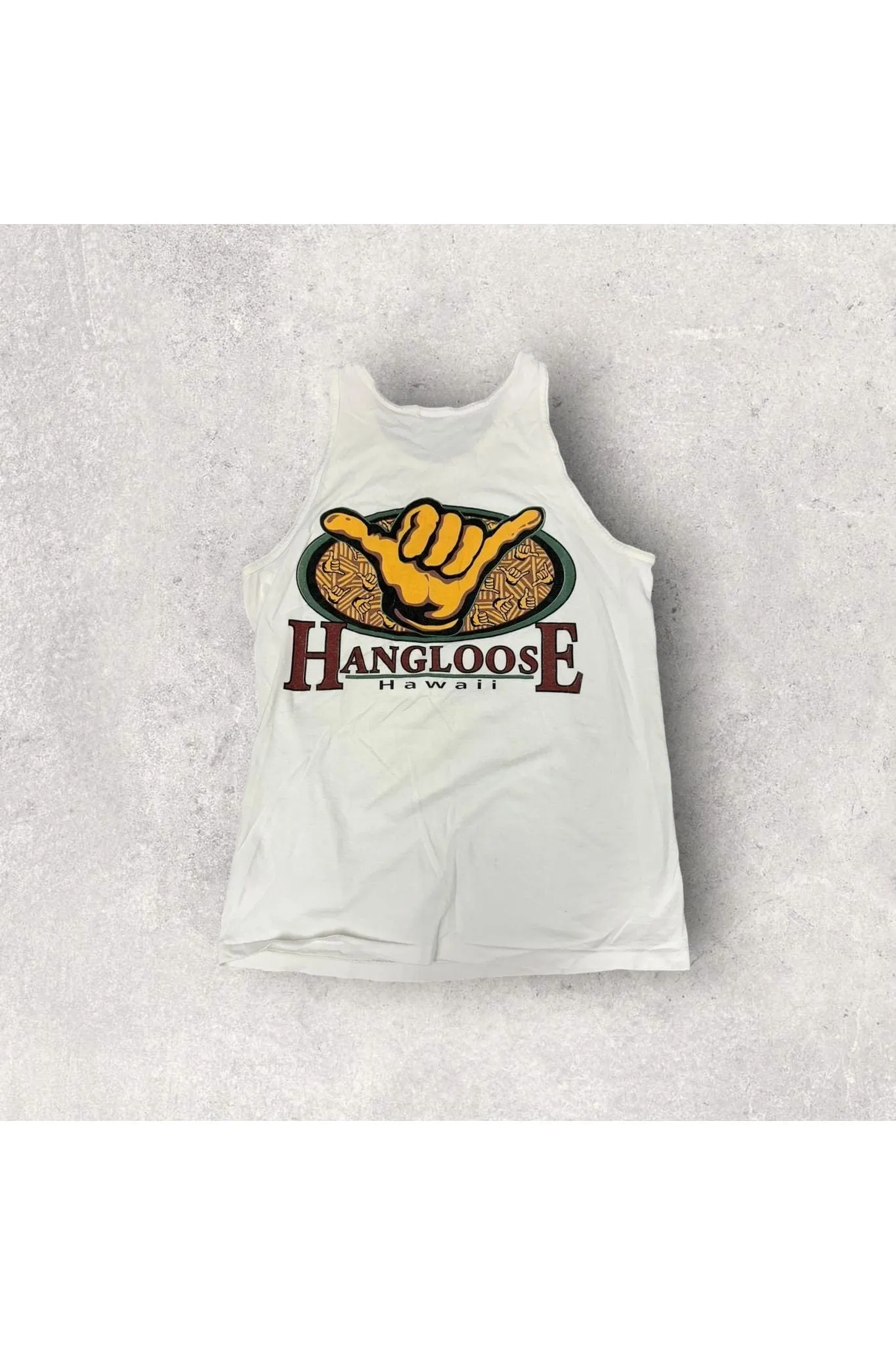 Vintage Oneita Hang Loose Hawaii Tank- M