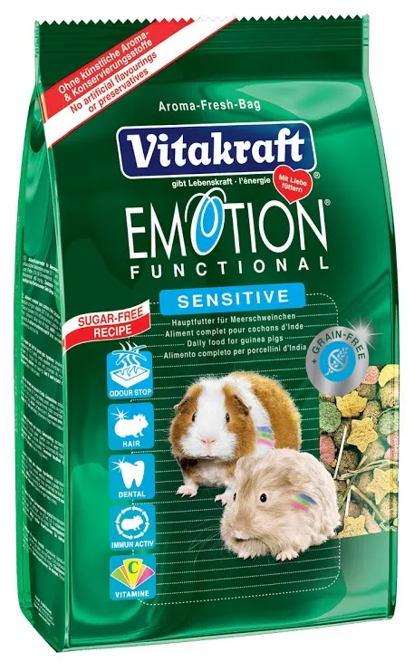 Vitakraft Emotion Sensitive Guinea Pig Food 600g