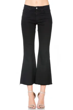 Walk of Fame Culotte Denim Flared Jeans Black