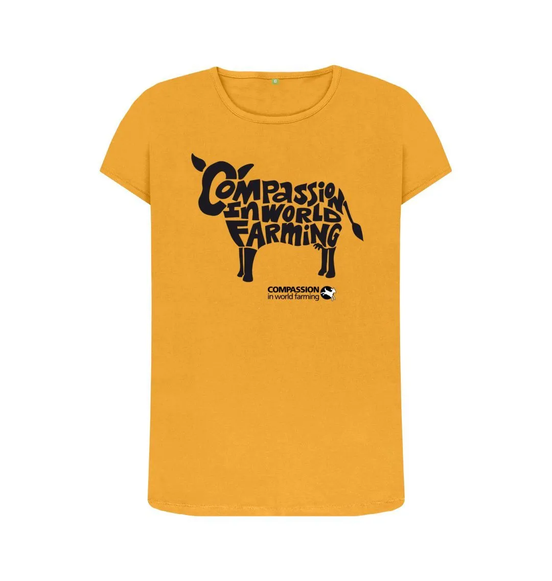 Women's Compassion Cow T-Shirt