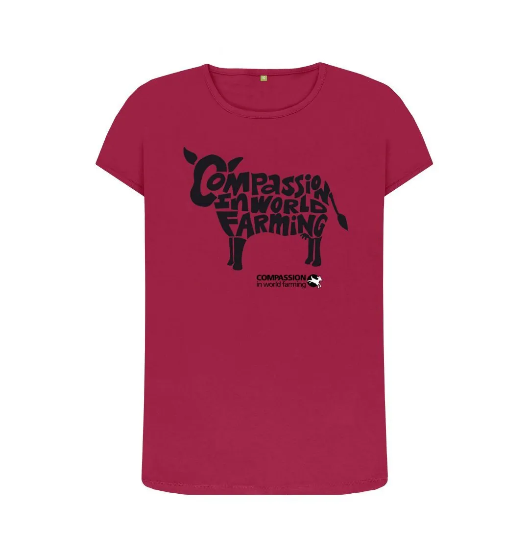 Women's Compassion Cow T-Shirt