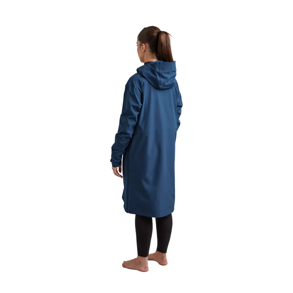 Women's Pursuit Waterproof Lightweight Changing Robe Jacket - Ocean Blue