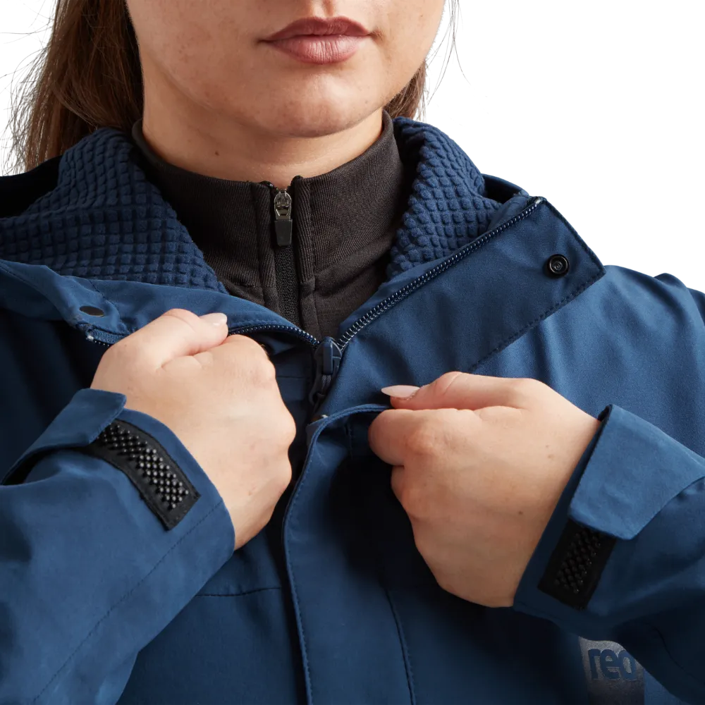 Women's Pursuit Waterproof Lightweight Changing Robe Jacket - Ocean Blue