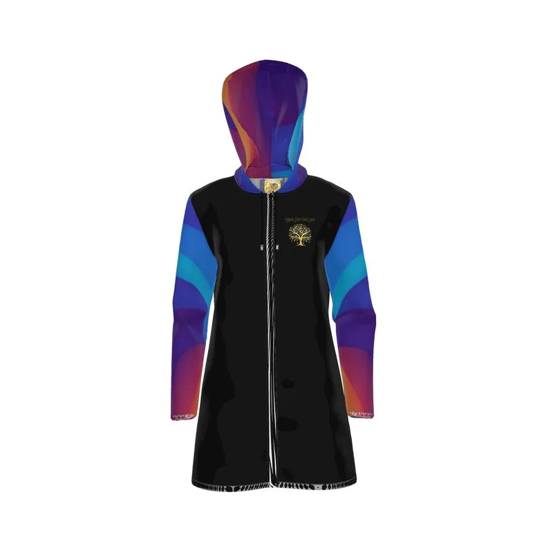 Yahuah-Tree of Life 01 Royal Ladies Designer Rain Coat